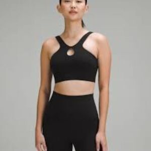 Lululemon SmoothCover Front Cut-Out Yoga Bra Women's 12